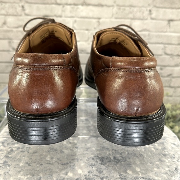 Dockers Pro-Style Comfort Brown Leather Square Toe Dress Oxfords Men’s 10M✨VGUC✨ - Picture 8 of 12